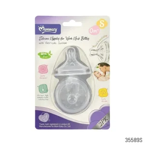 Momeasy Silicone Nipples for Wide Neck Bottles