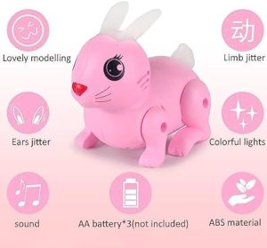 light sound jumping hopping rabbit toy for kids