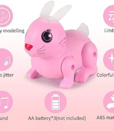 light sound jumping hopping rabbit toy for kids