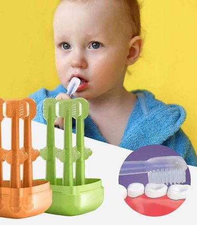 Silicone Tooth Brush 3 PCs Box