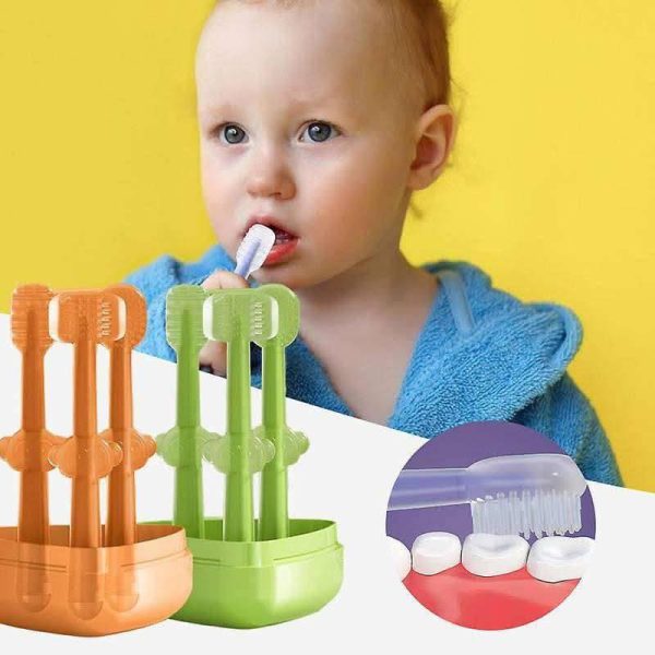 Silicone Tooth Brush 3 PCs Box
