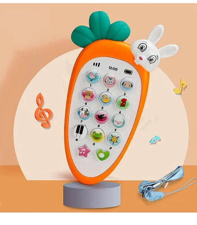 Carrot Baby Cell Phone Toy With Learning & Music