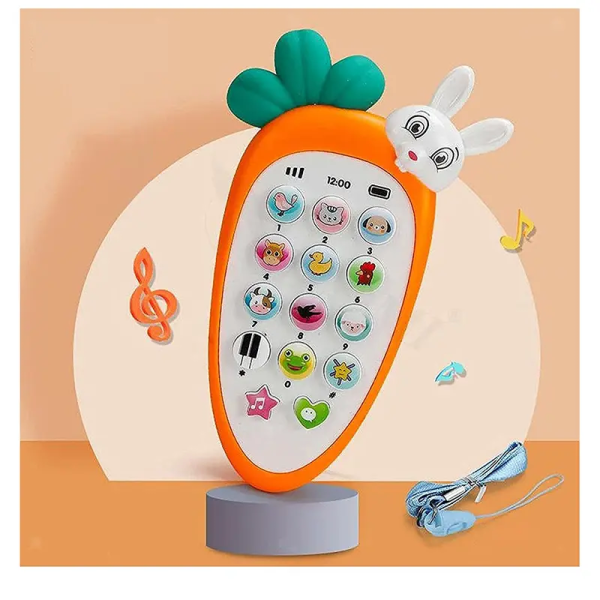 Carrot Baby Cell Phone Toy With Learning & Music