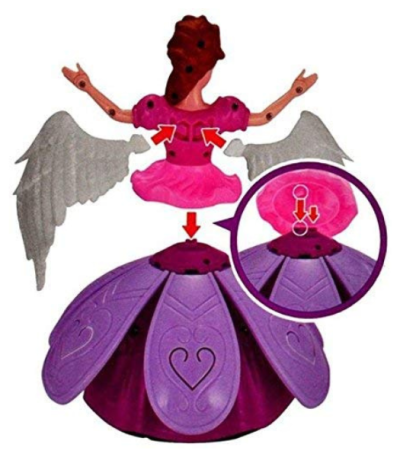 Dancing Angel Girl Toy with Lights And Music