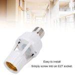 PIR Motion Sensor LED Bulb Holder , Auto On/Off Light Control Sensor