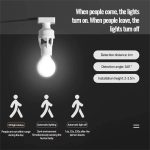 PIR Motion Sensor LED Bulb Holder , Auto On/Off Light Control Sensor