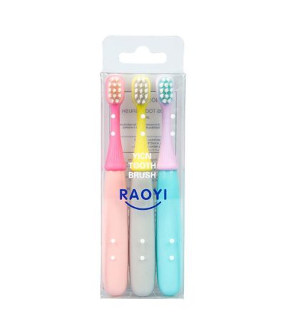 3pcs Set Baby toothbrush 1+Age