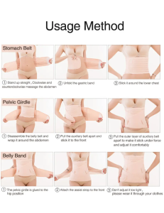 3in1 Part Postpartum Belt 